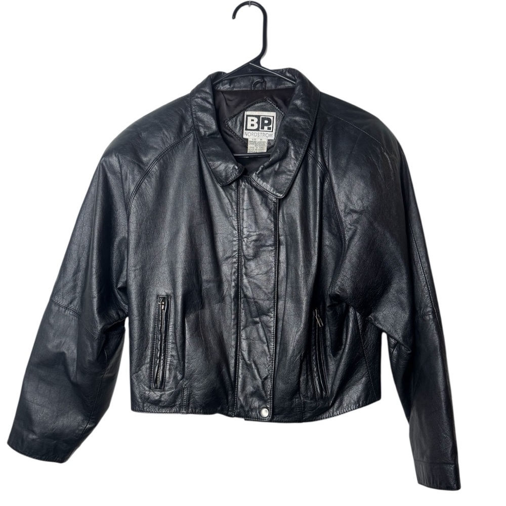BP Classic Black Leather Jacket
